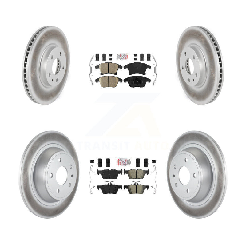 Transit Auto KGA-102522 Disc Brake Kit for 2013-2020 Ford Fusion, Lincoln MKZ - Front and Rear