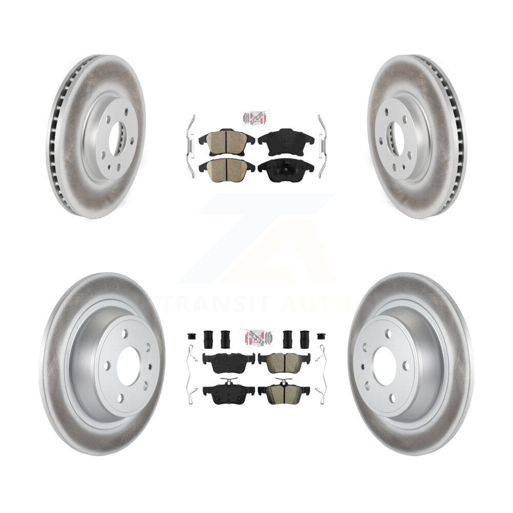 Transit Auto KGA-102523 Disc Brake Kit for 2013-2020 Ford Fusion, Lincoln MKZ - Front and Rear