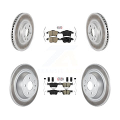 Transit Auto KGA-102523 Disc Brake Kit for 2013-2020 Ford Fusion, Lincoln MKZ - Front and Rear