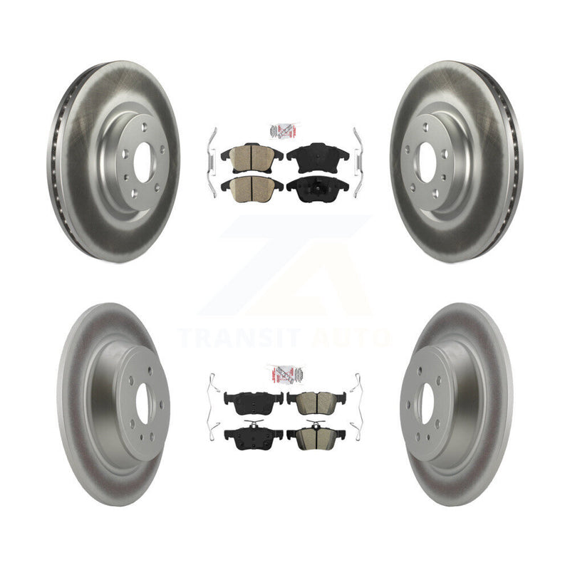 Transit Auto KGA-102525 Disc Brake Kit for 2013-2018 Ford Fusion, Lincoln MKZ - Front and Rear