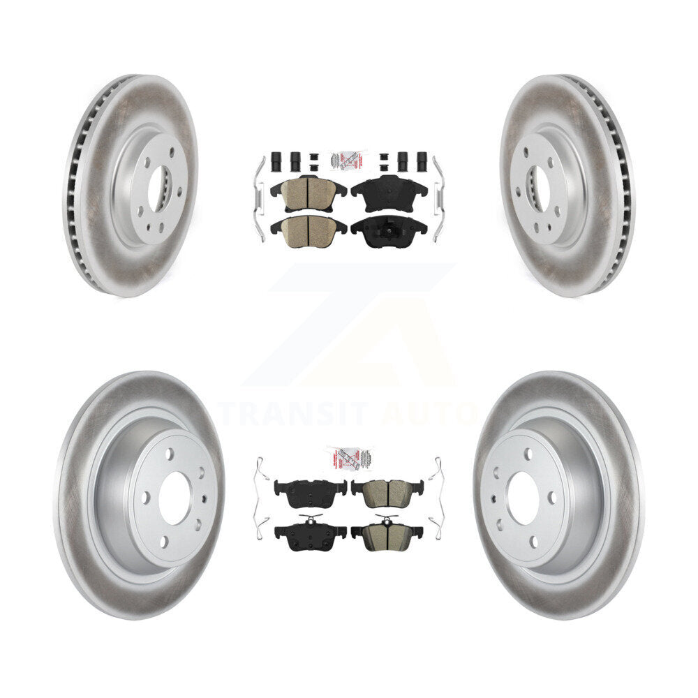 Transit Auto KGA-102526 Disc Brake Kit for 2013-2020 Ford Fusion, Lincoln MKZ - Front and Rear