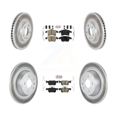 Transit Auto KGA-102526 Disc Brake Kit for 2013-2020 Ford Fusion, Lincoln MKZ - Front and Rear