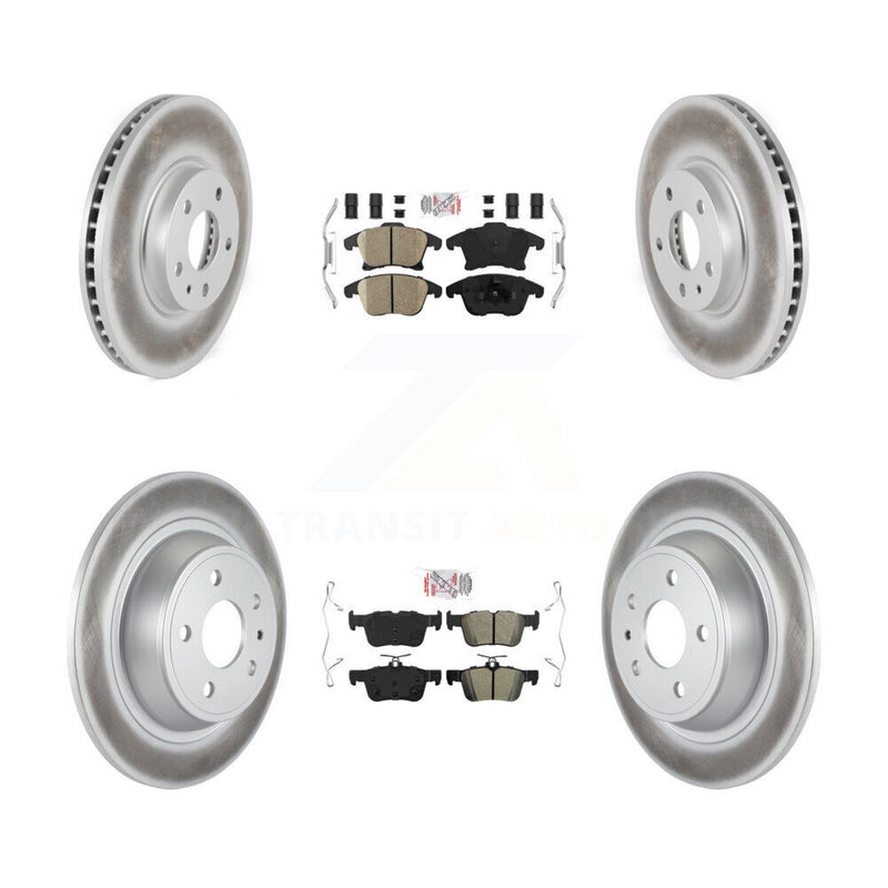 Transit Auto KGA-102526 Disc Brake Kit for 2013-2020 Ford Fusion, Lincoln MKZ - Front and Rear