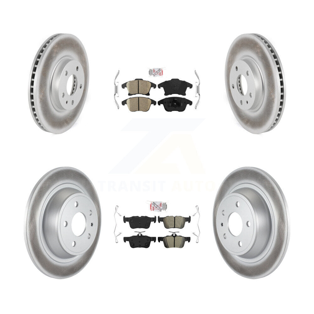 Transit Auto KGA-102527 Disc Brake Kit for 2013-2020 Ford Fusion, Lincoln MKZ - Front and Rear