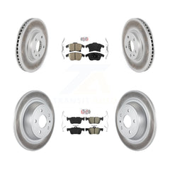 Transit Auto KGA-102527 Disc Brake Kit for 2013-2020 Ford Fusion, Lincoln MKZ - Front and Rear