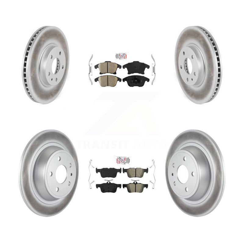 Transit Auto KGA-102527 Disc Brake Kit for 2013-2020 Ford Fusion, Lincoln MKZ - Front and Rear
