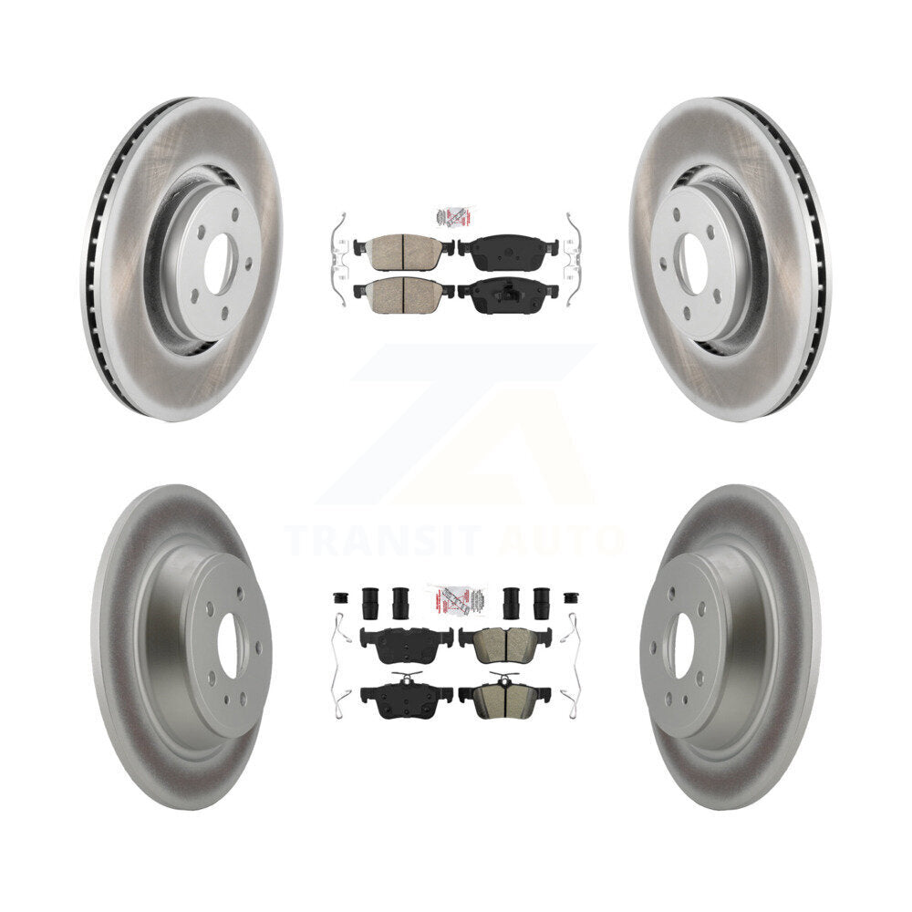 Transit Auto KGA-102528 Disc Brake Kit for 2015-2019 Lincoln MKC - Front and Rear
