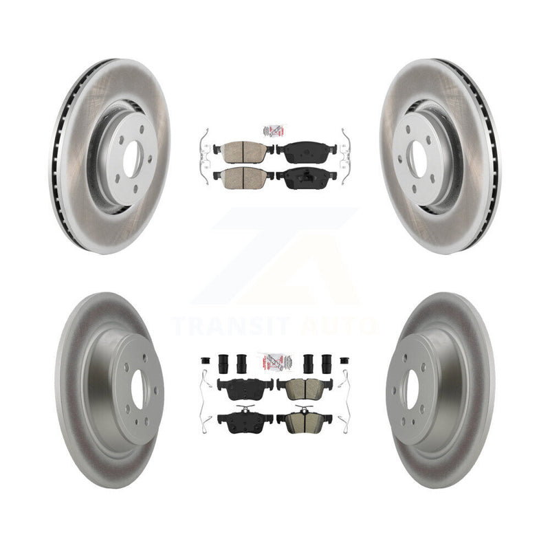 Transit Auto KGA-102528 Disc Brake Kit for 2015-2019 Lincoln MKC - Front and Rear