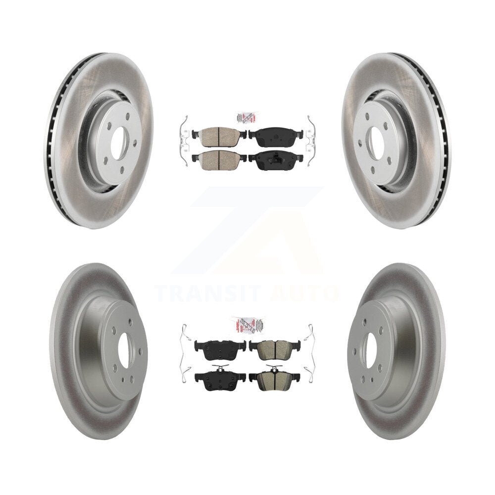 Transit Auto KGA-102529 Disc Brake Kit for 2015-2019 Lincoln MKC - Front and Rear