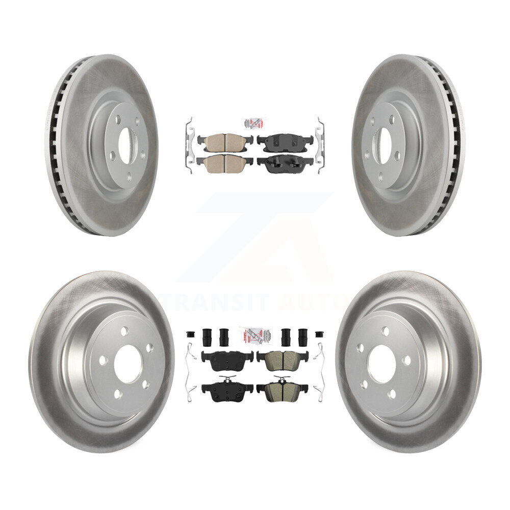 Transit Auto KGA-102530 Disc Brake Kit for 2018-2020 Lincoln Continental - Front and Rear