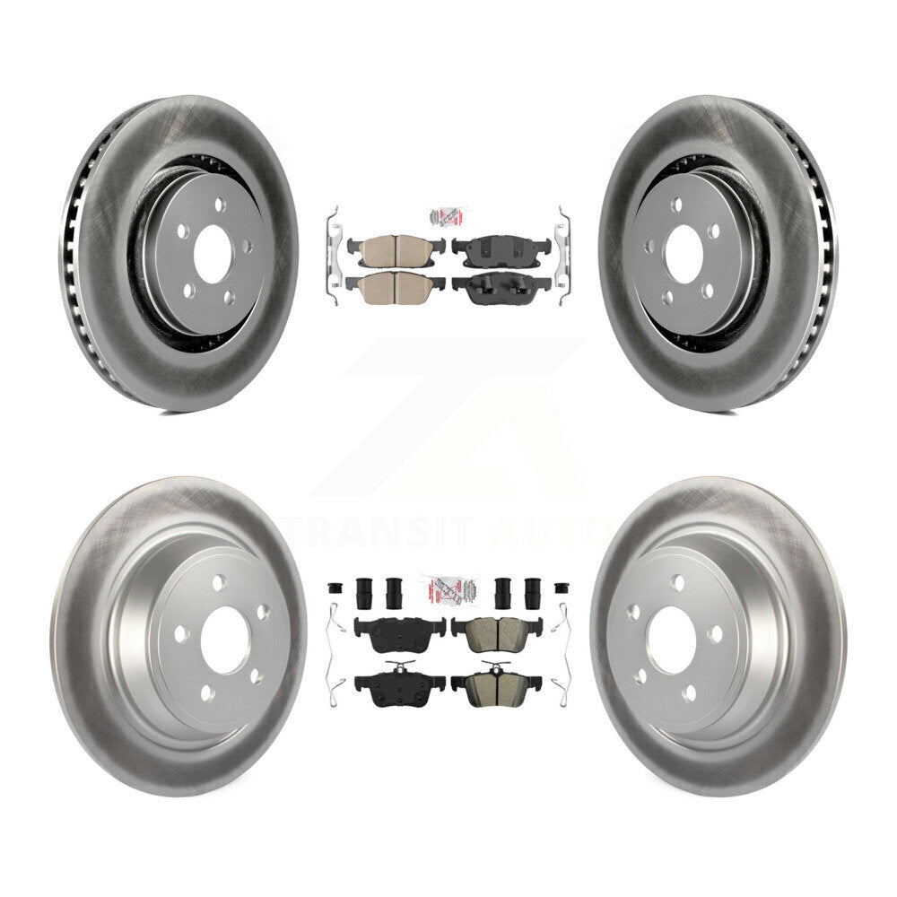 Transit Auto KGA-102531 Disc Brake Kit for 2017-2020 Lincoln Continental, Ford Fusion, Lincoln MKZ - Front and Rear