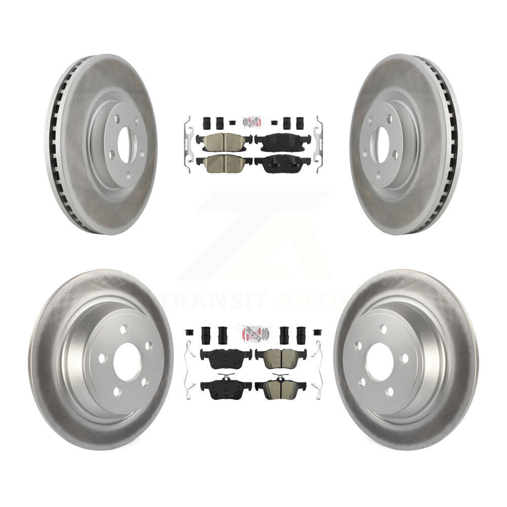 Transit Auto KGA-102532 Disc Brake Kit for 2015-2019 Ford Edge - Front and Rear