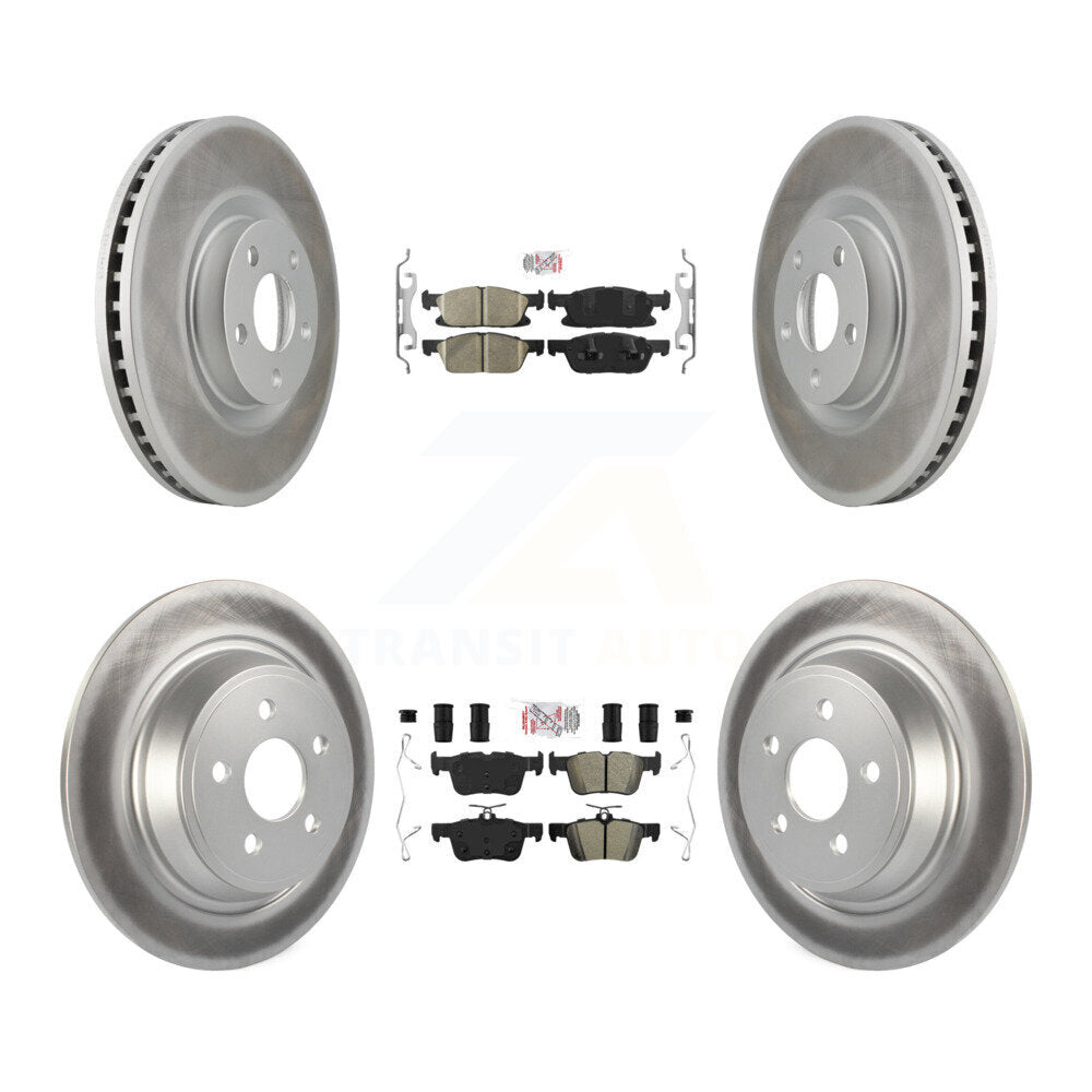 Transit Auto KGA-102533 Disc Brake Kit for 2015-2019 Ford Edge - Front and Rear