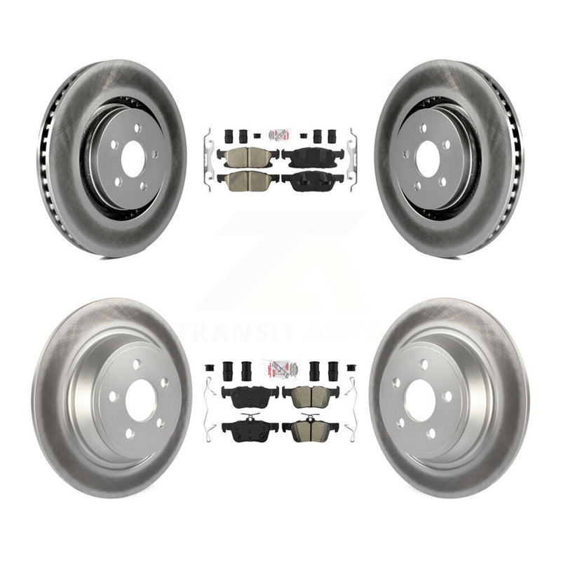 Transit Auto KGA-102534 Disc Brake Kit for 2015-2023 Ford Edge, Lincoln Nautilus, Lincoln MKX - Front and Rear