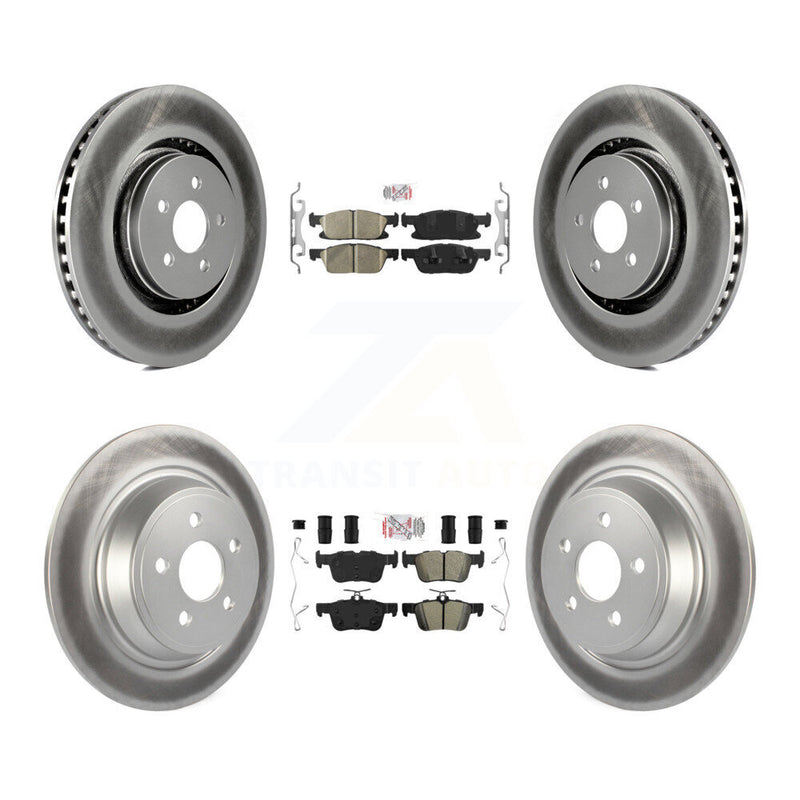 Transit Auto KGA-102535 Disc Brake Kit for 2015-2023 Ford Edge, Lincoln Nautilus, Lincoln MKX - Front and Rear