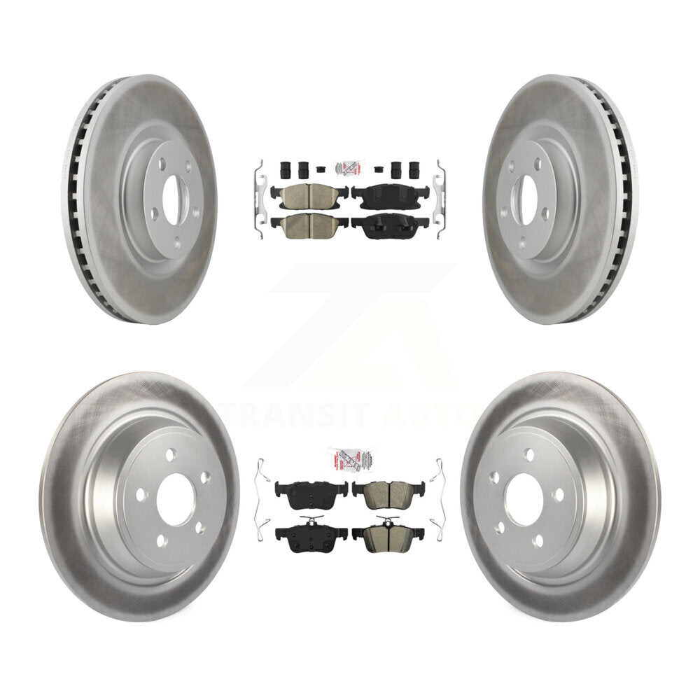 Transit Auto KGA-102536 Disc Brake Kit for 2015-2019 Ford Edge - Front and Rear