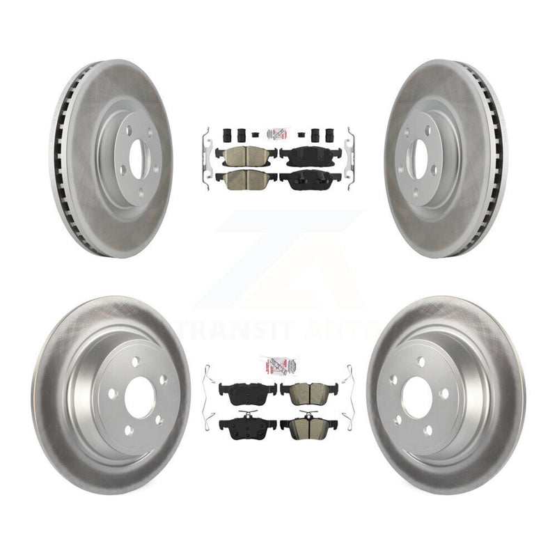 Transit Auto KGA-102536 Disc Brake Kit for 2015-2019 Ford Edge - Front and Rear