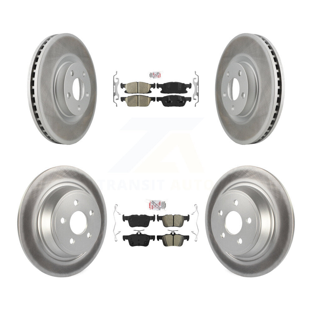 Transit Auto KGA-102537 Disc Brake Kit for 2015-2019 Ford Edge - Front and Rear