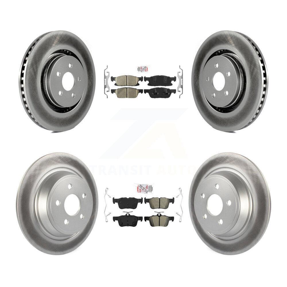 Transit Auto KGA-102539 Disc Brake Kit for 2015-2023 Ford Edge, Lincoln Nautilus, Lincoln MKX - Front and Rear