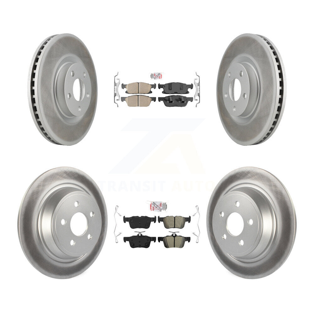 Transit Auto KGA-102540 Disc Brake Kit for 2018-2020 Lincoln Continental - Front and Rear