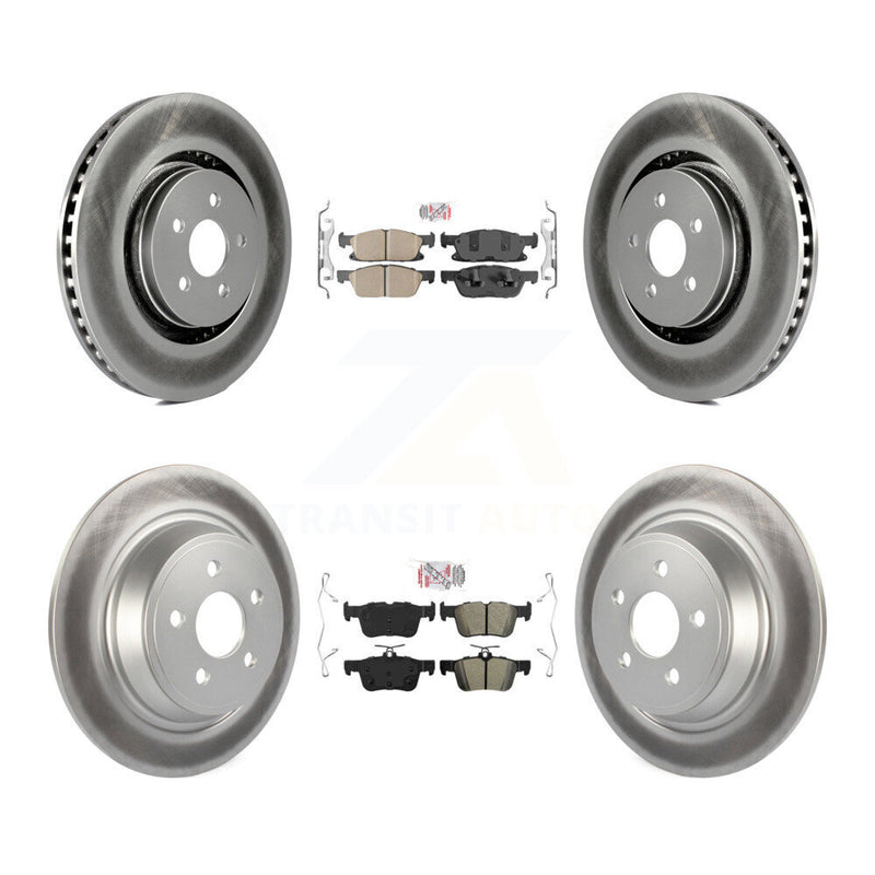Transit Auto KGA-102541 Disc Brake Kit for 2017-2020 Lincoln Continental, Ford Fusion, Lincoln MKZ - Front and Rear