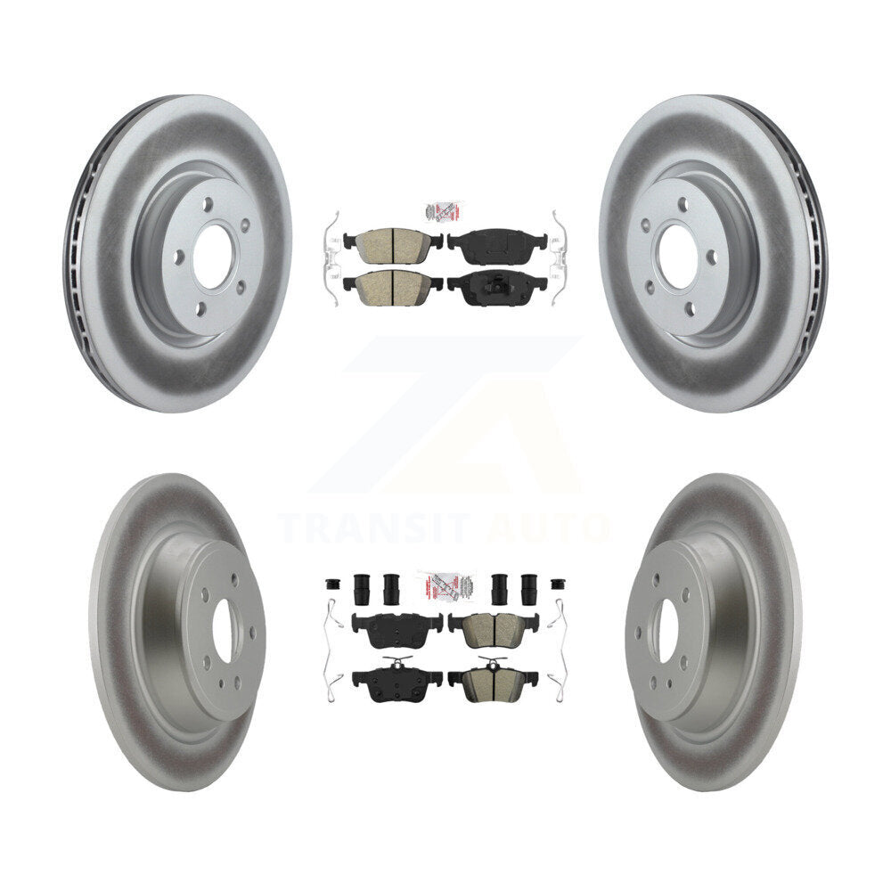 Transit Auto KGA-102546 Disc Brake Kit for 2017-2019 Lincoln MKC, Ford Escape - Front and Rear