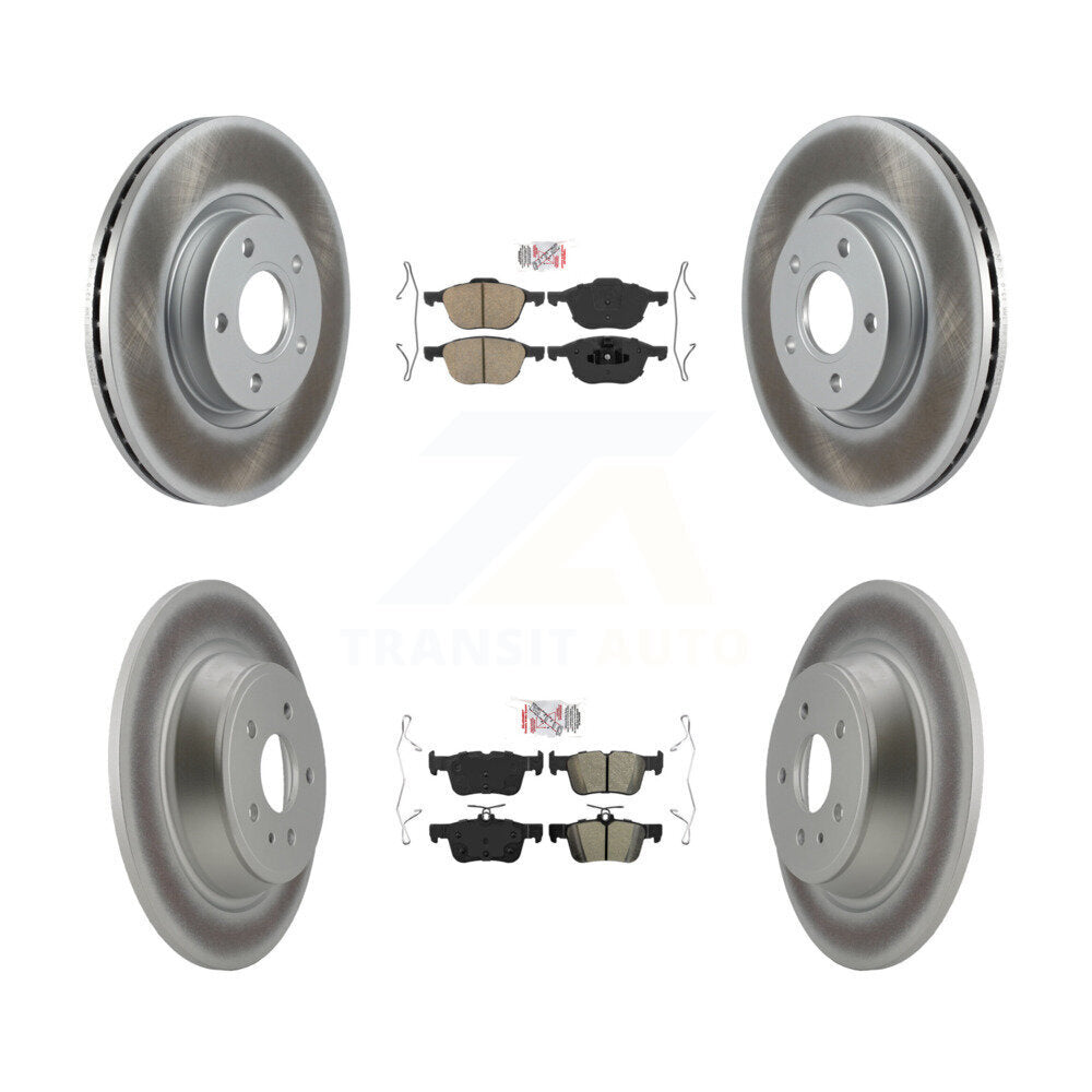 Transit Auto KGA-102555 Disc Brake Kit for 2017-2019 Ford Escape - Front and Rear