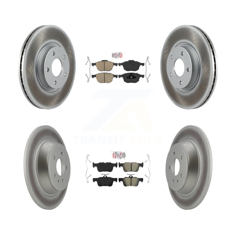 Transit Auto KGA-102555 Disc Brake Kit for 2017-2019 Ford Escape - Front and Rear