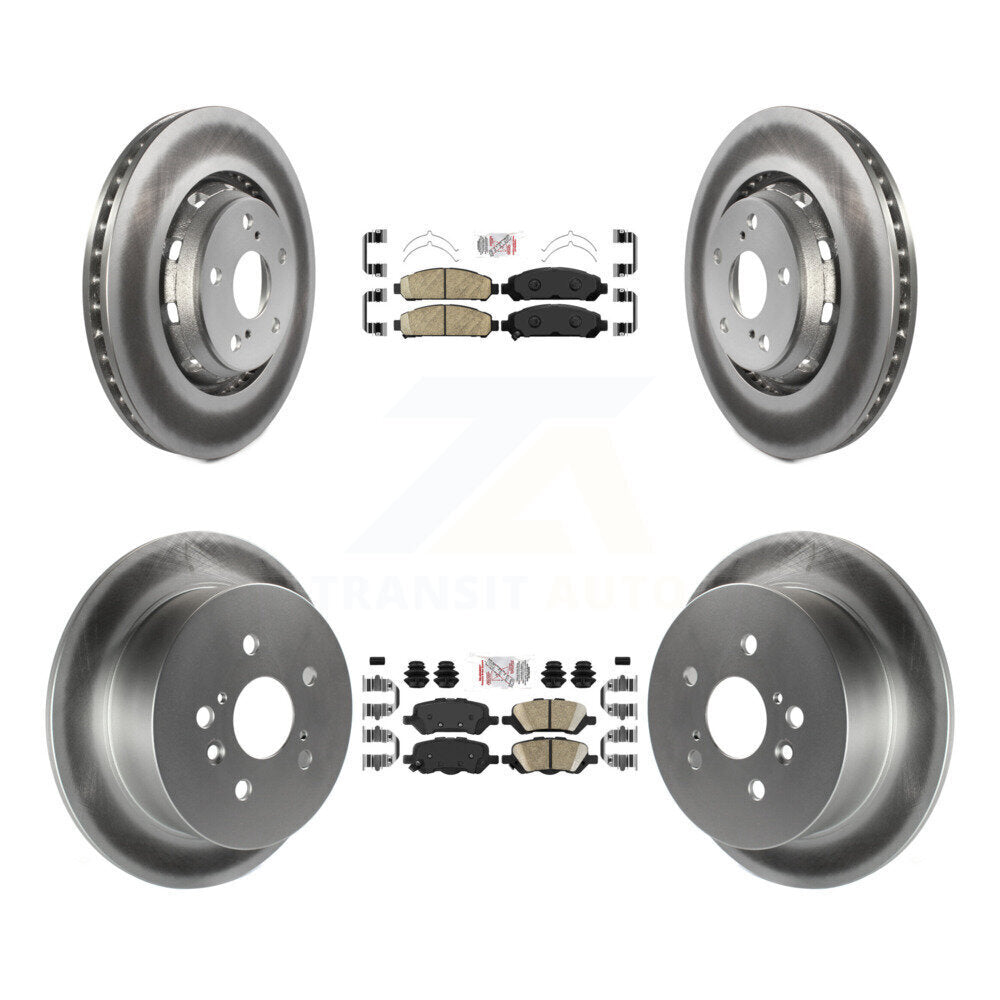Transit Auto KGA-102579 Disc Brake Kit for 2009-2016 Toyota Venza - Front and Rear