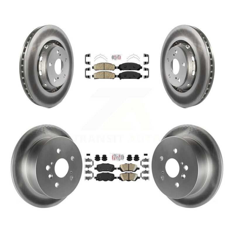 Transit Auto KGA-102579 Disc Brake Kit for 2009-2016 Toyota Venza - Front and Rear