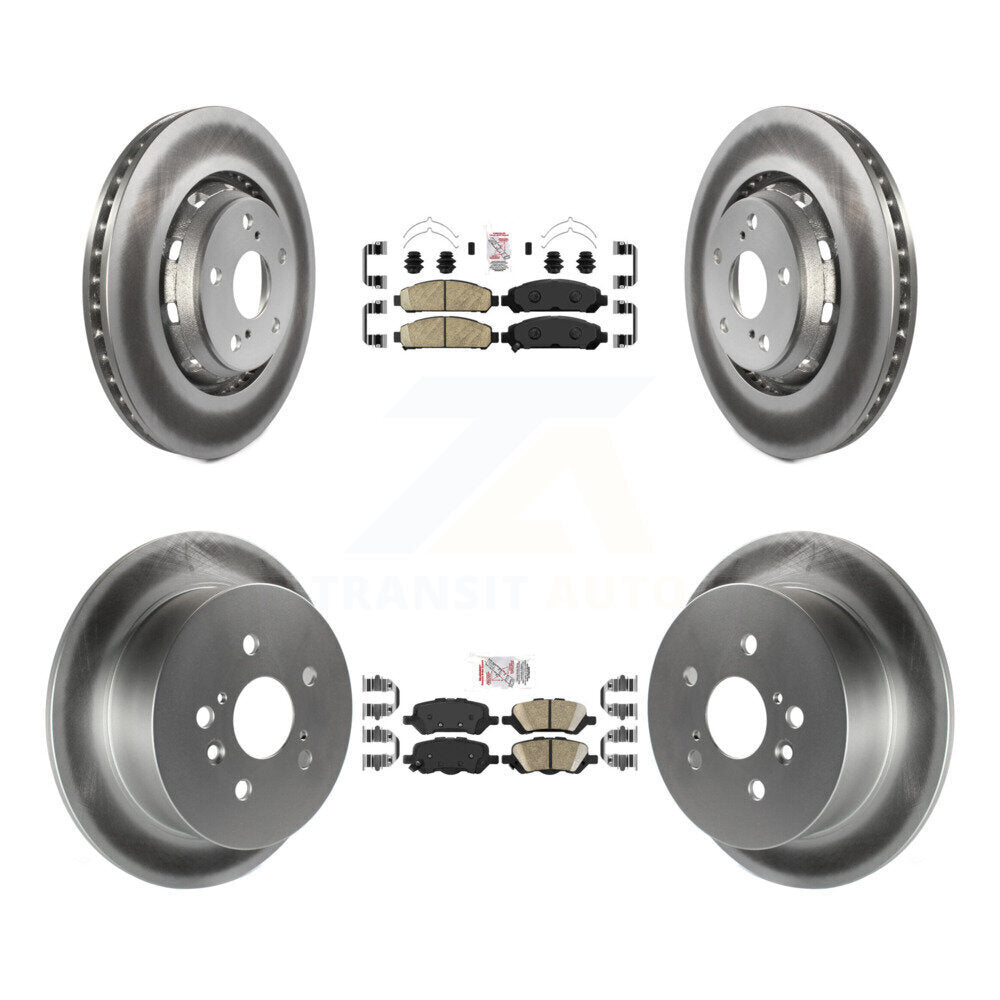 Transit Auto KGA-102580 Disc Brake Kit for 2009-2016 Toyota Venza - Front and Rear