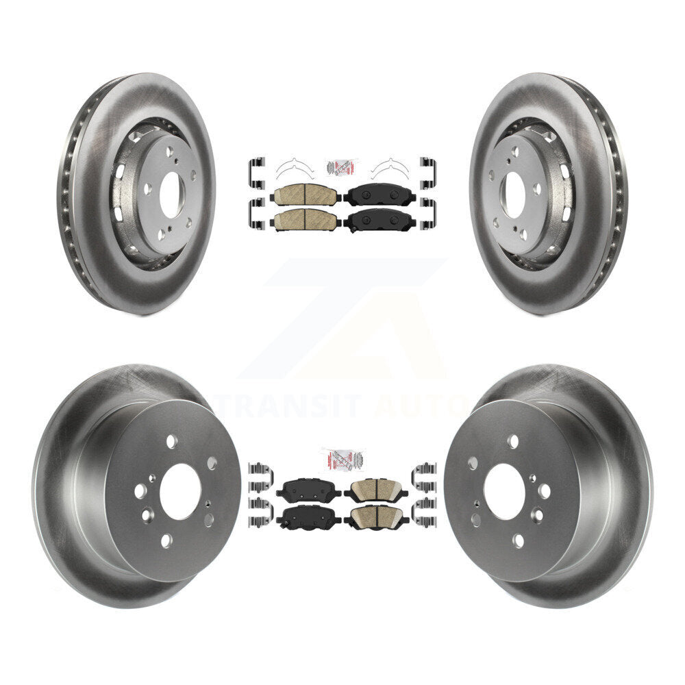 Transit Auto KGA-102581 Disc Brake Kit for 2009-2016 Toyota Venza - Front and Rear