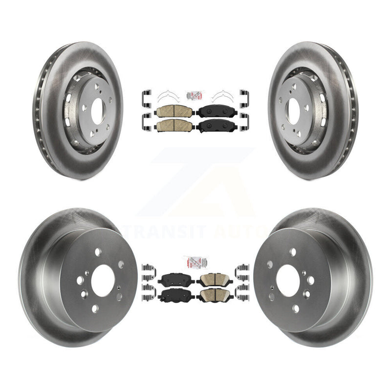 Transit Auto KGA-102581 Disc Brake Kit for 2009-2016 Toyota Venza - Front and Rear