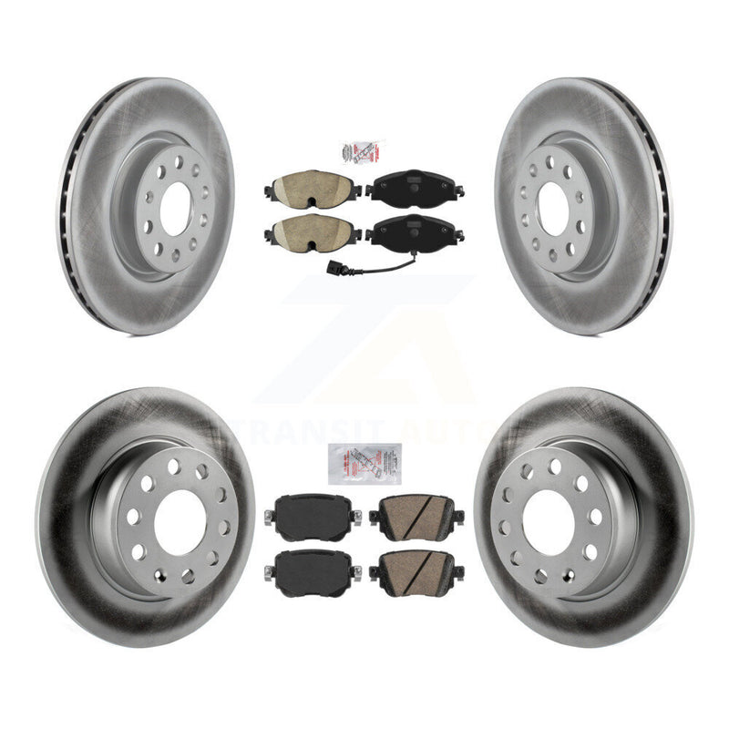 Transit Auto KGA-102583 Disc Brake Kit for 2015-2022 Volkswagen Passat, Volkswagen Golf Alltrack and More - Front and Rear