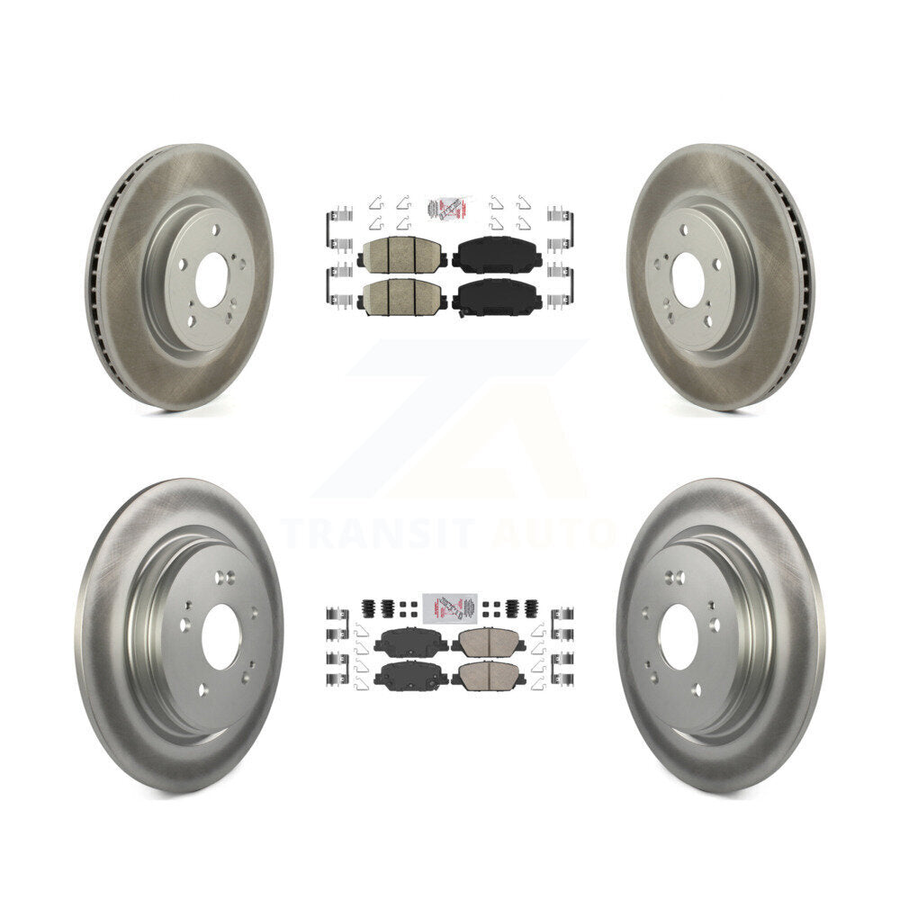 Transit Auto KGA-102600 Disc Brake Kit for 2017-2023 Honda CR-V - Front and Rear