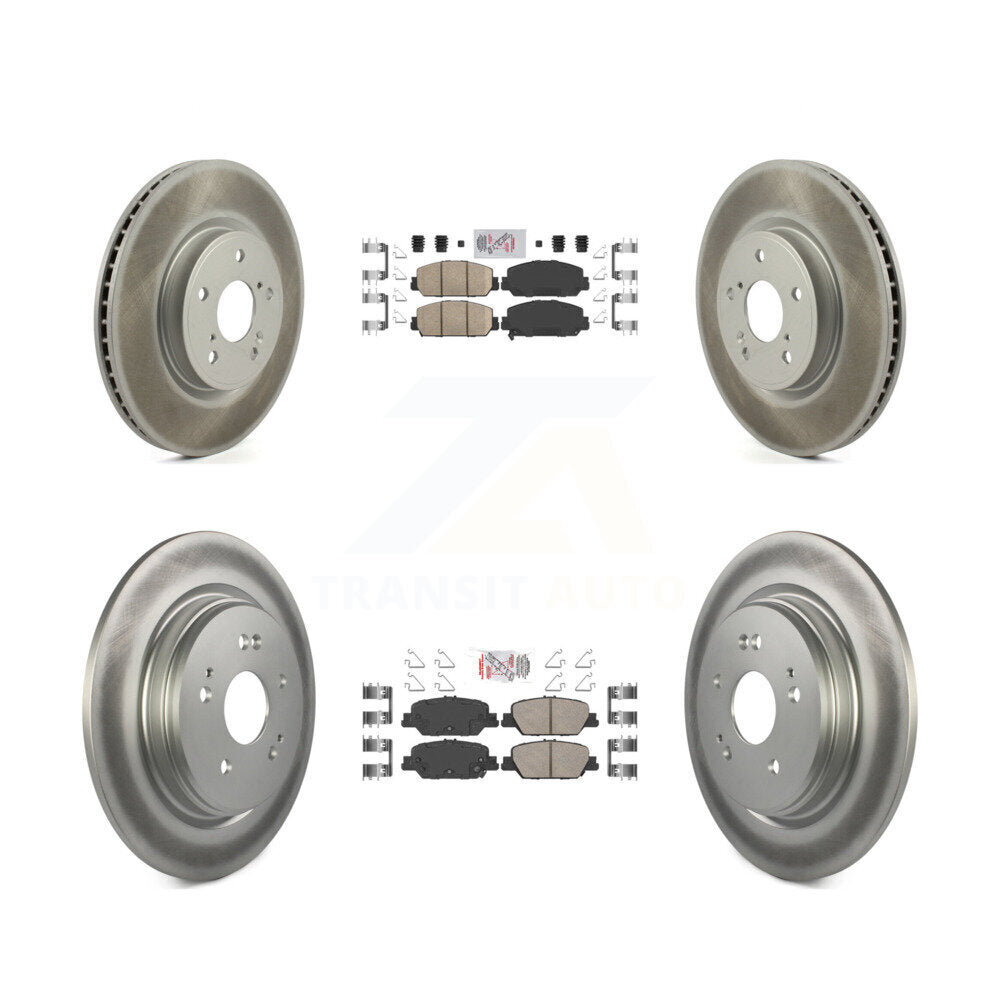 Transit Auto KGA-102601 Disc Brake Kit for 2017-2023 Honda CR-V - Front and Rear