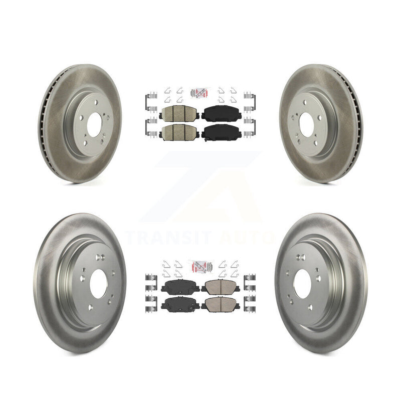 Transit Auto KGA-102602 Disc Brake Kit for 2017-2023 Honda CR-V - Front and Rear