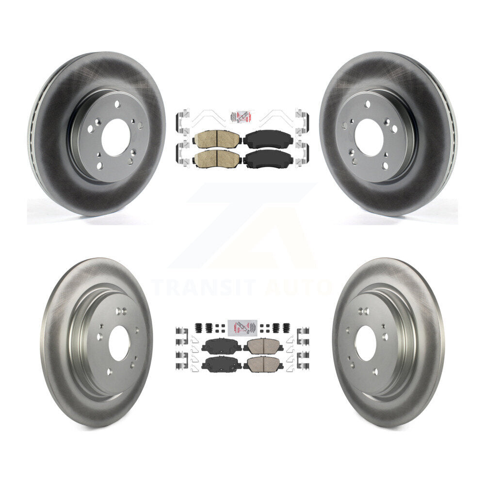 Transit Auto KGA-102607 Disc Brake Kit for 2020 Honda CR-V - Front and Rear