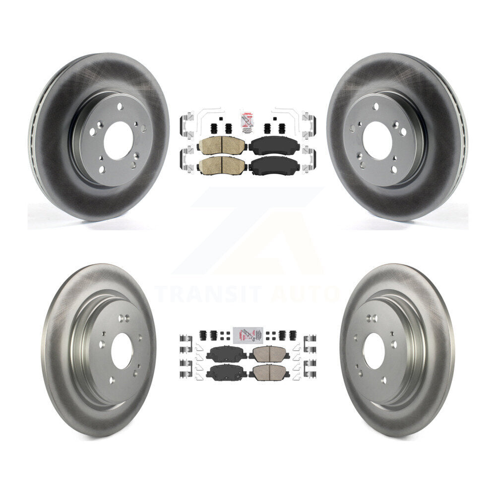 Transit Auto KGA-102608 Disc Brake Kit for 2020 Honda CR-V - Front and Rear