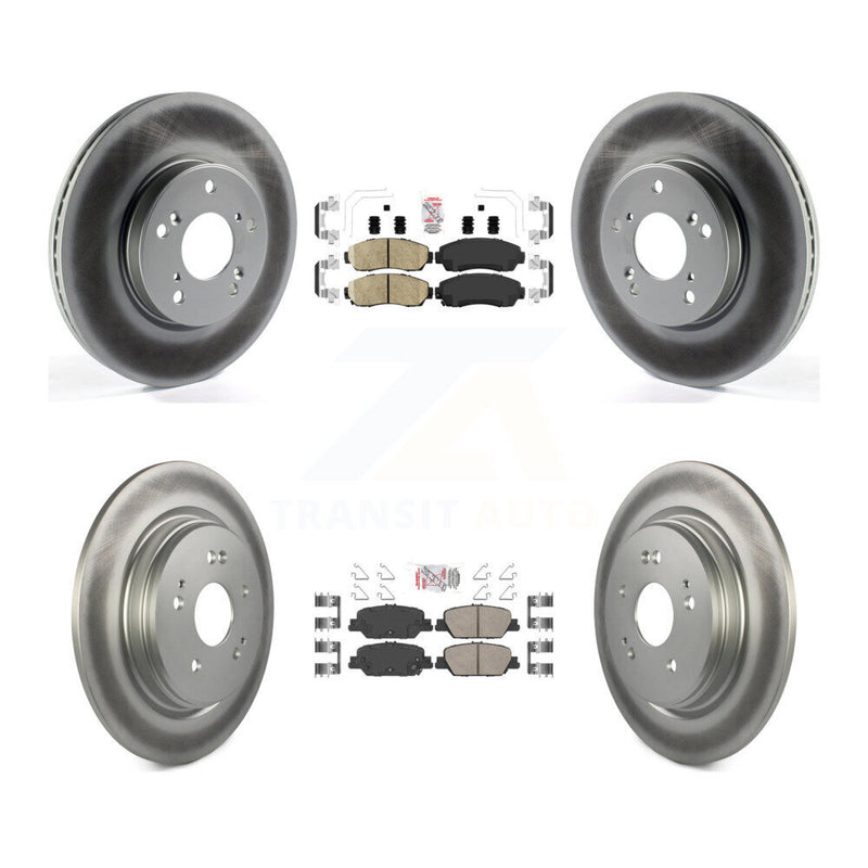Transit Auto KGA-102614 Disc Brake Kit for 2020 Honda CR-V - Front and Rear