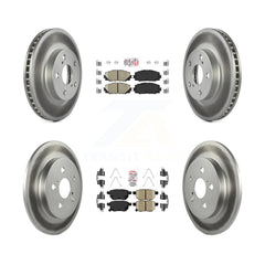 Transit Auto KGA-102619 Disc Brake Kit for 2010-2015 Toyota Prius Plug-In, Lexus CT200h, Toyota Prius - Front and Rear