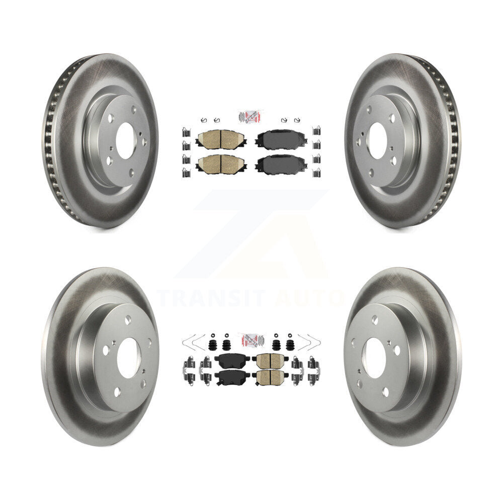 Transit Auto KGA-102621 Disc Brake Kit for 2011-2016 Scion tC - Front and Rear