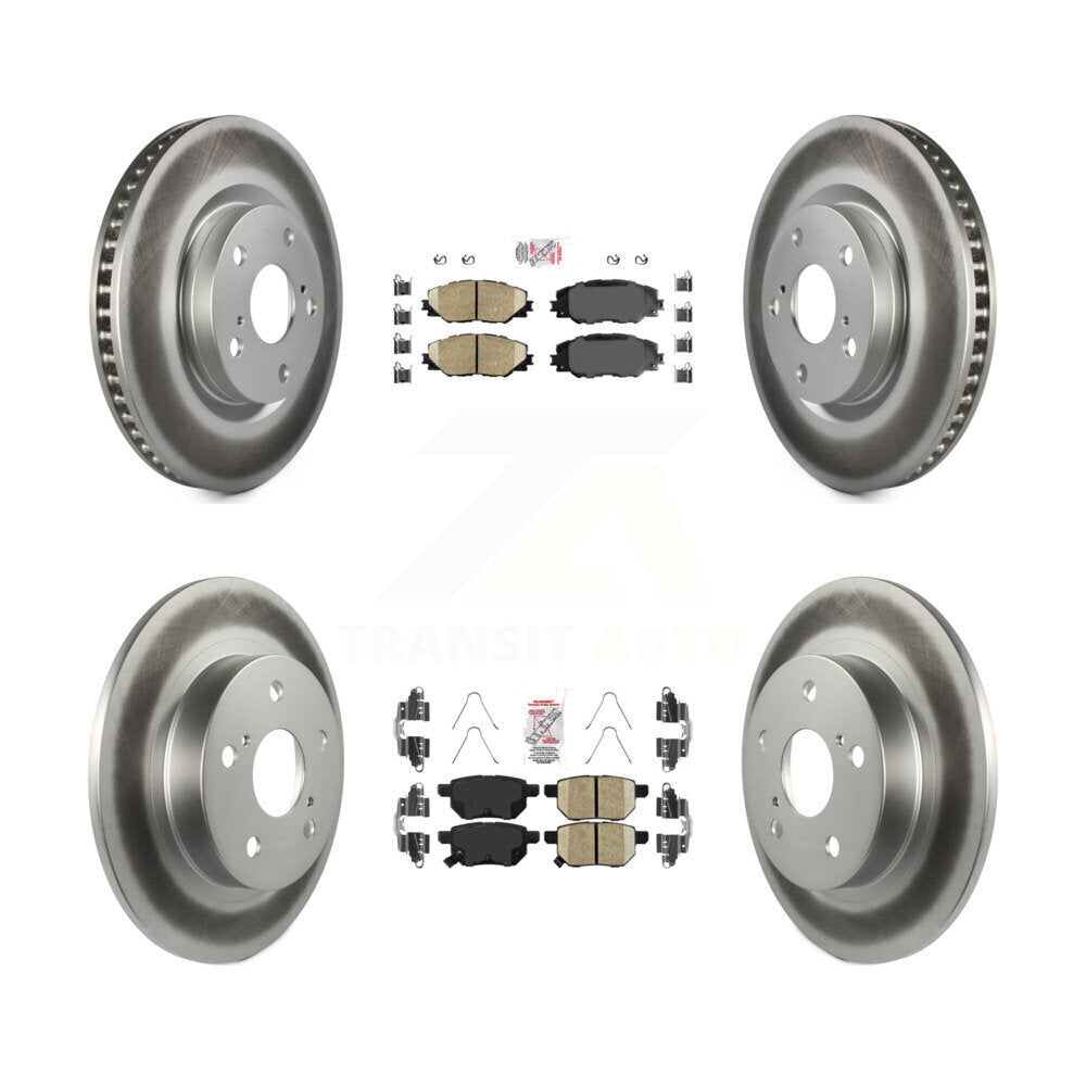 Transit Auto KGA-102622 Disc Brake Kit for 2011-2016 Scion tC - Front and Rear