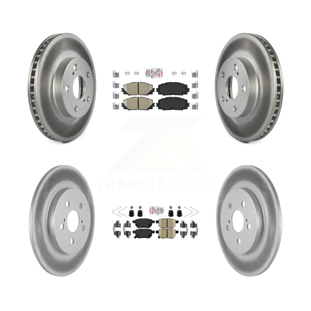 Transit Auto KGA-102623 Disc Brake Kit for 2011-2017 Lexus CT200h - Front and Rear