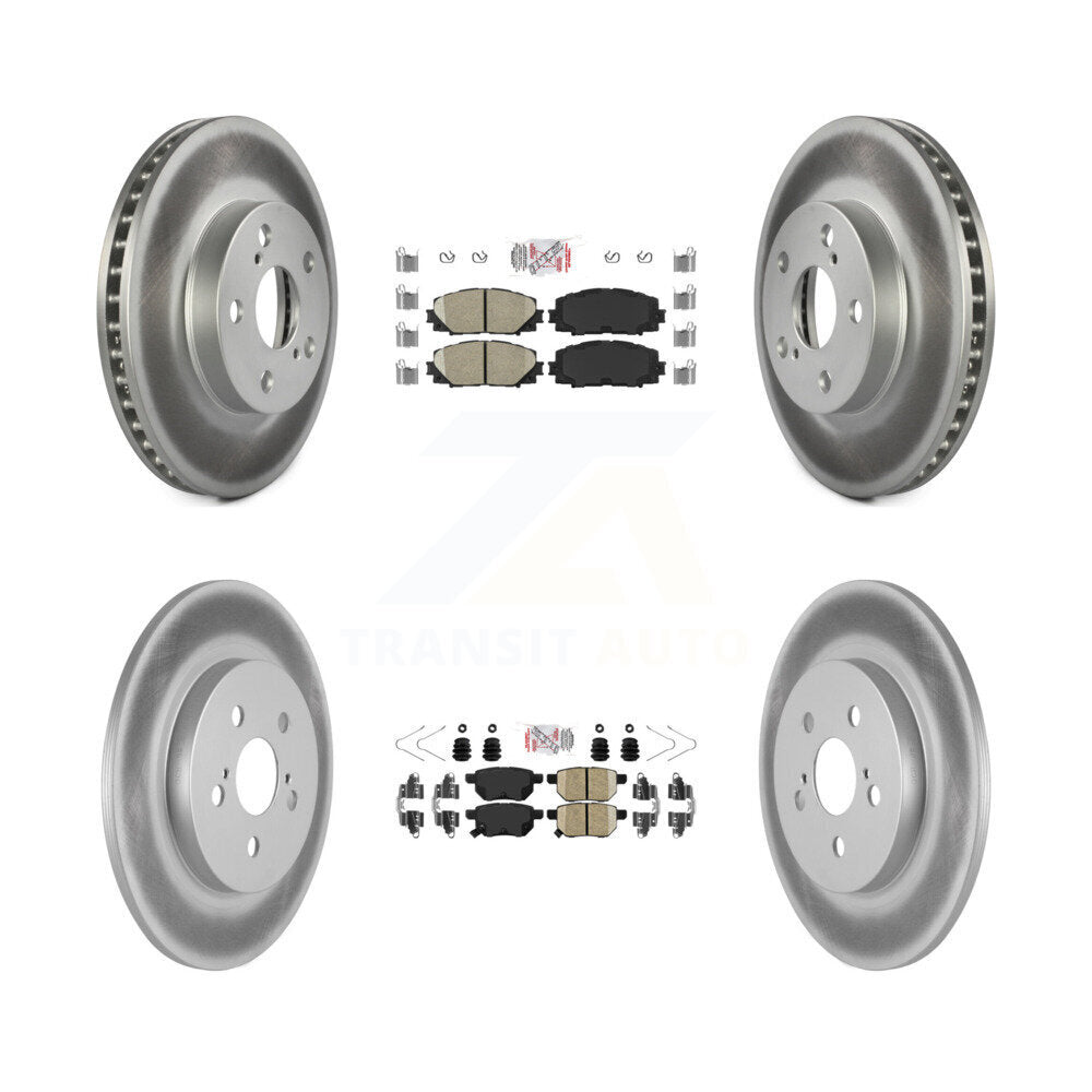Transit Auto KGA-102624 Disc Brake Kit for 2011-2017 Lexus CT200h - Front and Rear