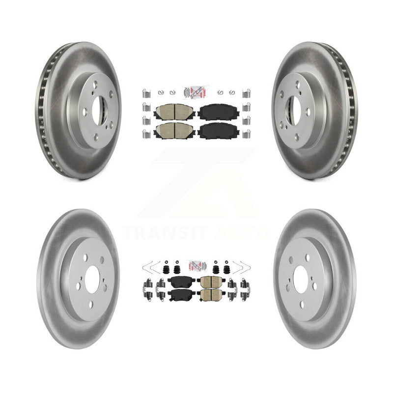 Transit Auto KGA-102624 Disc Brake Kit for 2011-2017 Lexus CT200h - Front and Rear