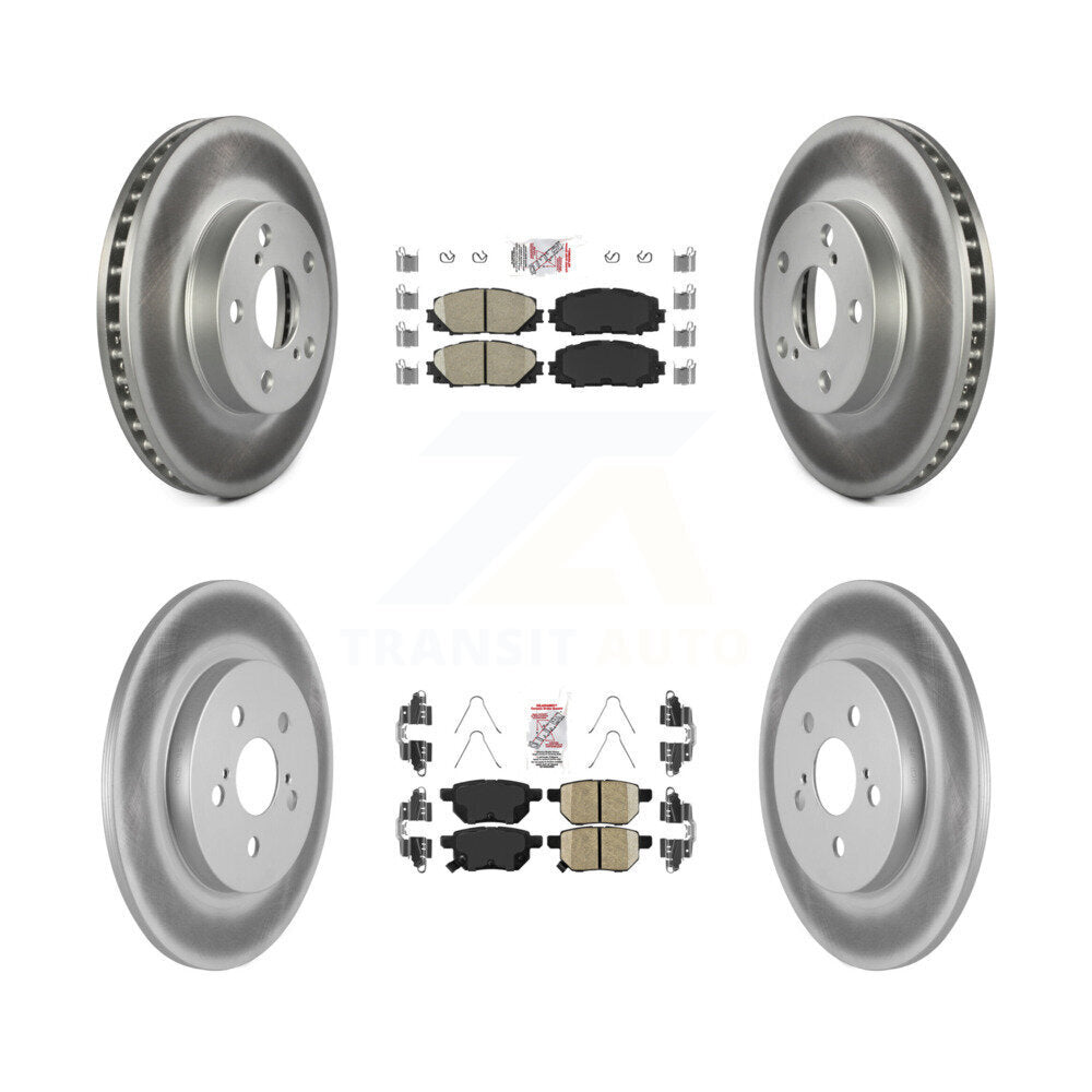 Transit Auto KGA-102625 Disc Brake Kit for 2011-2017 Lexus CT200h - Front and Rear