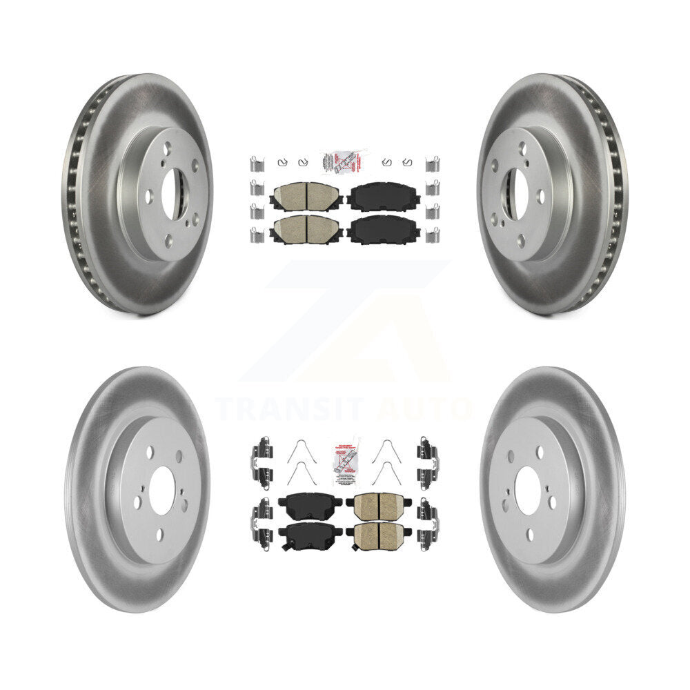 Transit Auto KGA-102626 Disc Brake Kit for 2011-2017 Lexus CT200h - Front and Rear