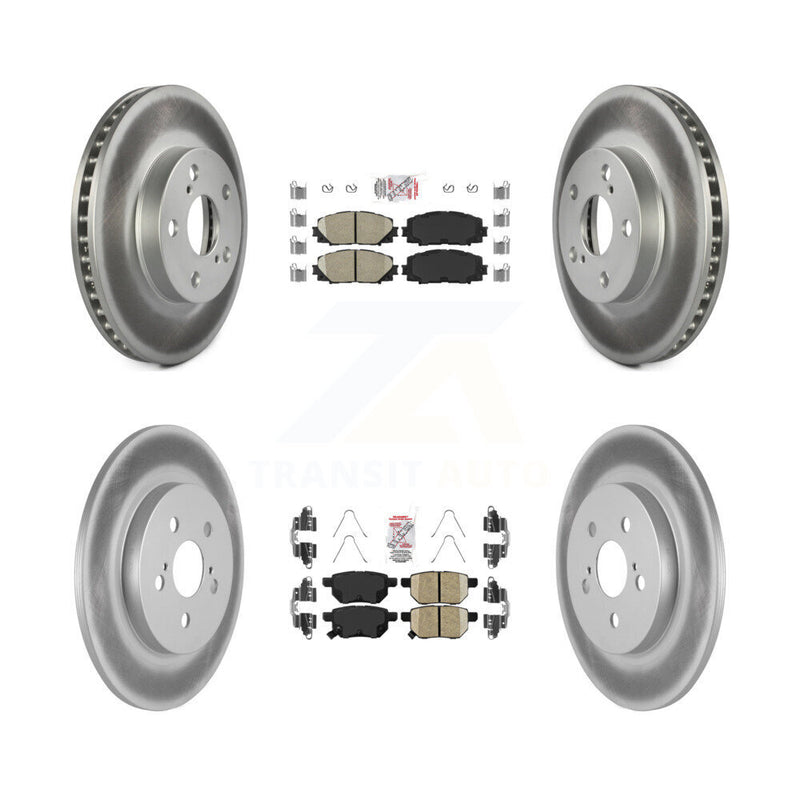 Transit Auto KGA-102626 Disc Brake Kit for 2011-2017 Lexus CT200h - Front and Rear