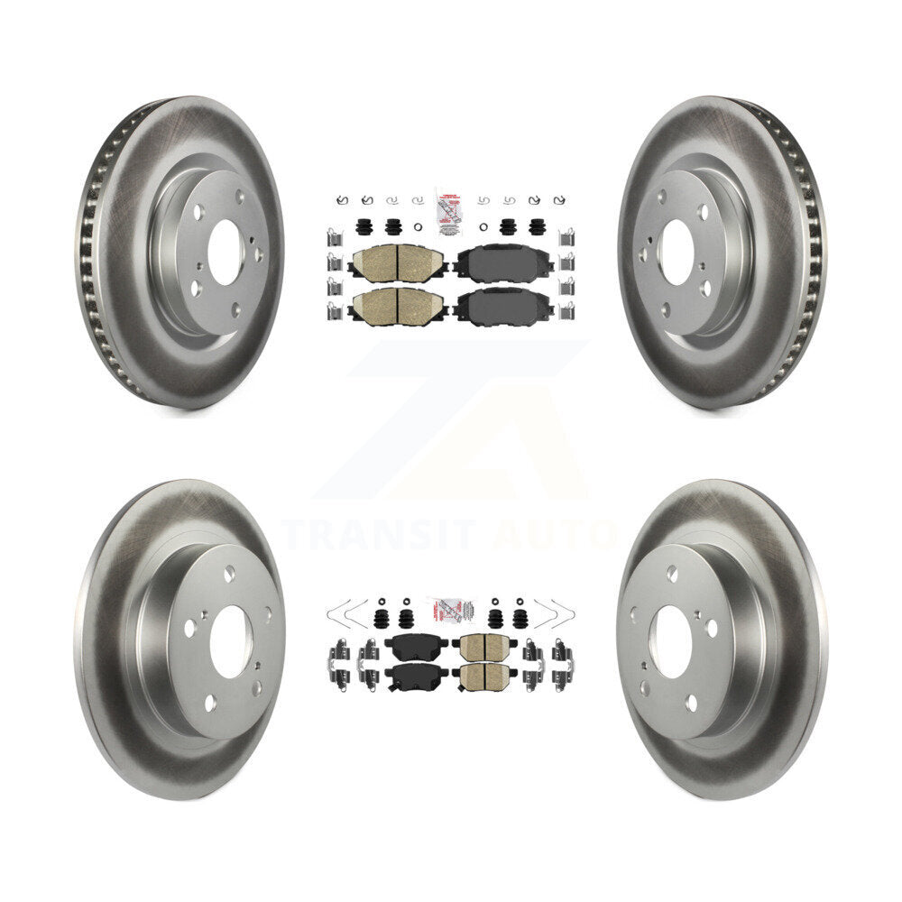 Transit Auto KGA-102627 Disc Brake Kit for 2011-2016 Scion tC - Front and Rear